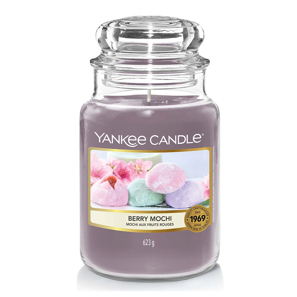 Yankee Candle Candela In Giara Grande Berry Mochi 150 Ore 1 Yankee Candle Candela In Giara Grande Berry Mochi 150 Ore