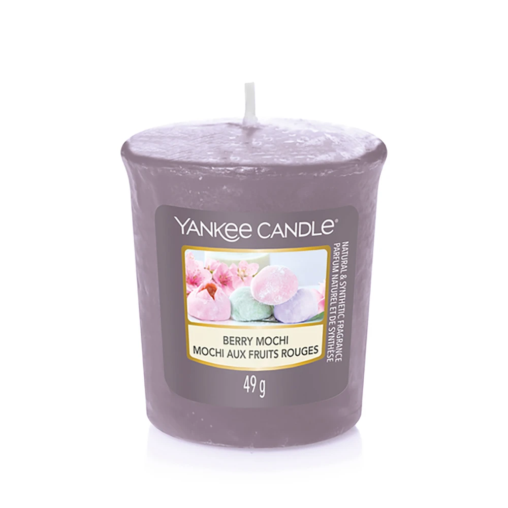 Yankee Candle Candela Sampler Berry Mochi 15 Ore 1 Yankee Candle Candela Sampler Berry Mochi 15 Ore