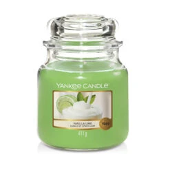Yankee Candle Candela In Giara Media Vanilla Lime 75 Ore
