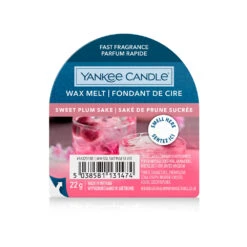 Yankee Candle Wax Melt Sweet Plum Sake Cera Da Fondere 8 Ore