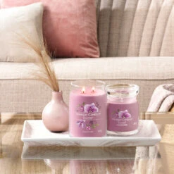 Yankee Candle Signature Candela In Giara Media Wild Orchid 50 Ore -Vendite Yankee Candle 0099633 yankee candle signature candela in giara media wild orchid 50 ore