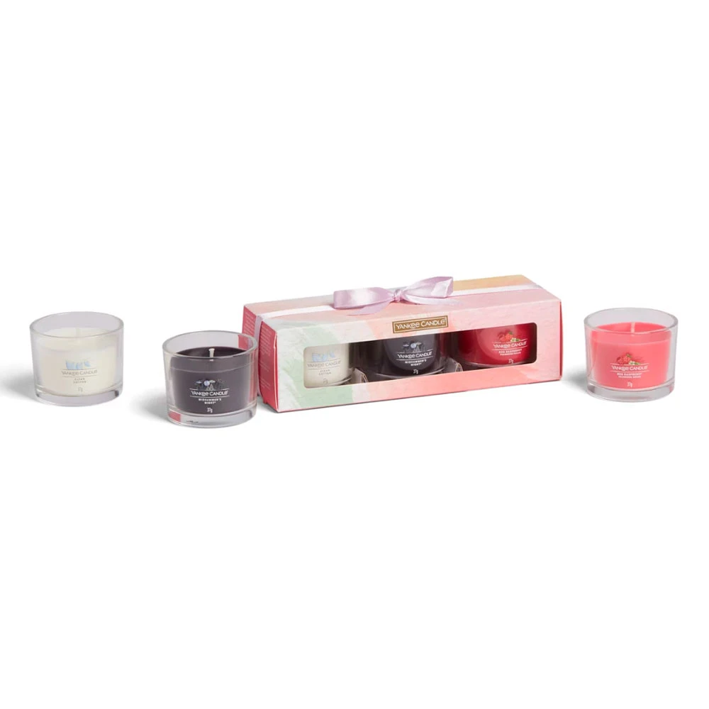 Yankee Candle Confezione Regalo 3 Candele Votive In Vetro 2 Yankee Candle Confezione Regalo 3 Candele Votive In Vetro - immagine 2