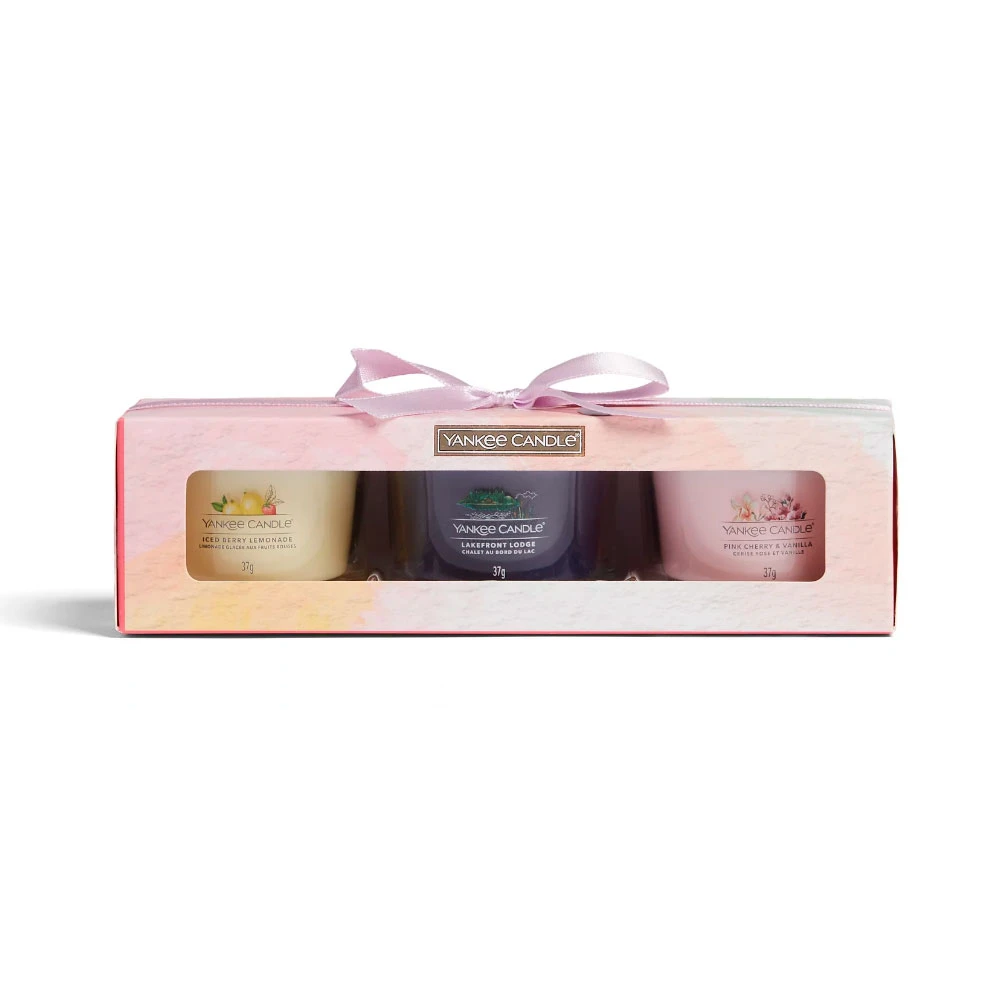 Yankee Candle Confezione Regalo 3 Candele Votive Signature In Vetro 1 Yankee Candle Confezione Regalo 3 Candele Votive Signature In Vetro