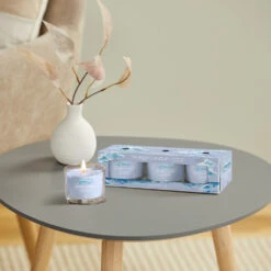 Yankee Candle Signature 3 Candele Votive In Vetro Ocean Air 10 Ore Cad -Vendite Yankee Candle 0099860 yankee candle signature 3 candele votive in vetro ocean air 10 ore cad