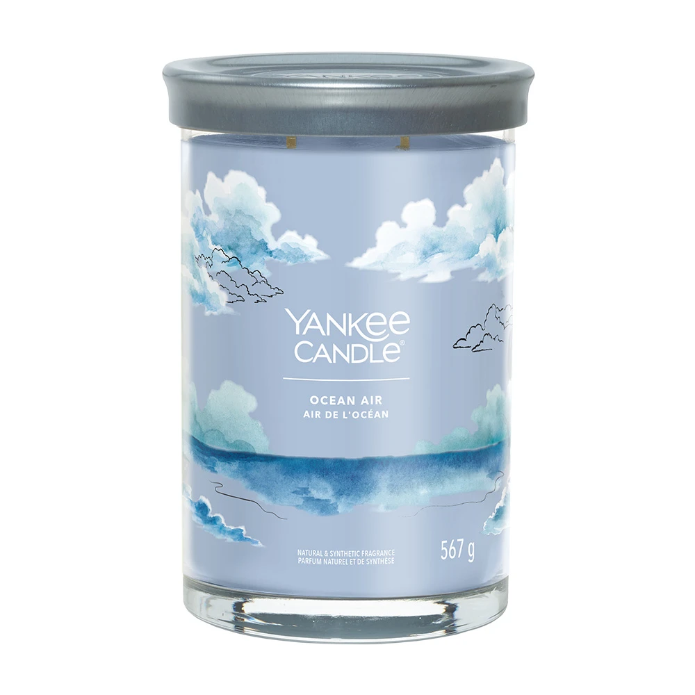 Yankee Candle Signature Candela In Tumbler Grande Ocean Air 100 Ore 1 Yankee Candle Signature Candela In Tumbler Grande Ocean Air 100 Ore
