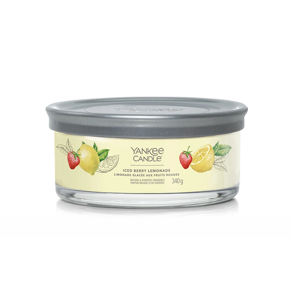 Yankee Candle Signature Candela In Tumbler Multi-Stoppino Iced Berry Lemonade 28 Ore 1 Yankee Candle Signature Candela In Tumbler Multi-Stoppino Iced Berry Lemonade 28 Ore