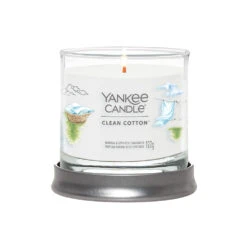 Yankee Candle Signature Candela In Tumbler Piccolo Clean Cotton 30 Ore -Vendite Yankee Candle 0099910 yankee candle signature candela in tumbler piccolo clean cotton 30 ore