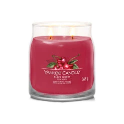 Yankee Candle Signature Candela In Giara Media Black Cherry 50 Ore -Vendite Yankee Candle 0099984 yankee candle signature candela in giara media black cherry 50 ore