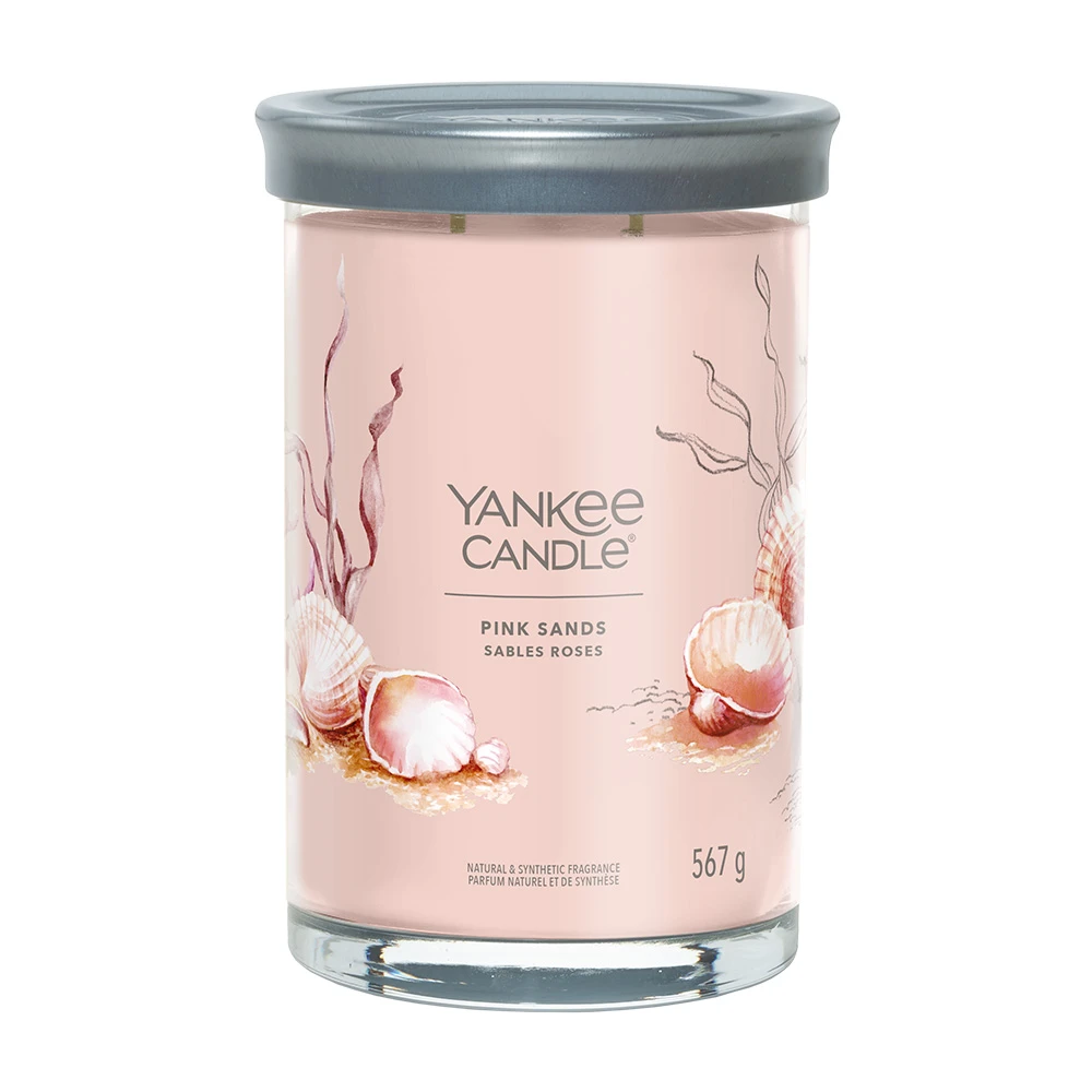 Yankee Candle Signature Candela In Tumbler Grande Pink Sands 100 Ore 1 Yankee Candle Signature Candela In Tumbler Grande Pink Sands 100 Ore
