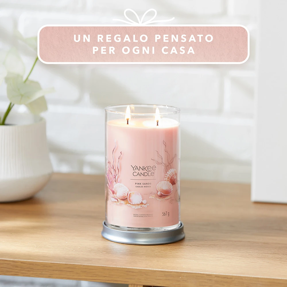 Yankee Candle Signature Candela In Tumbler Grande Pink Sands 100 Ore 4 Yankee Candle Signature Candela In Tumbler Grande Pink Sands 100 Ore - immagine 4
