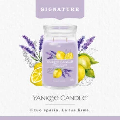 Yankee Candle Signature Candela In Giara Grande Lemon Lavender 90 Ore -Vendite Yankee Candle 0100019 yankee candle signature candela in giara grande lemon lavender 90 ore