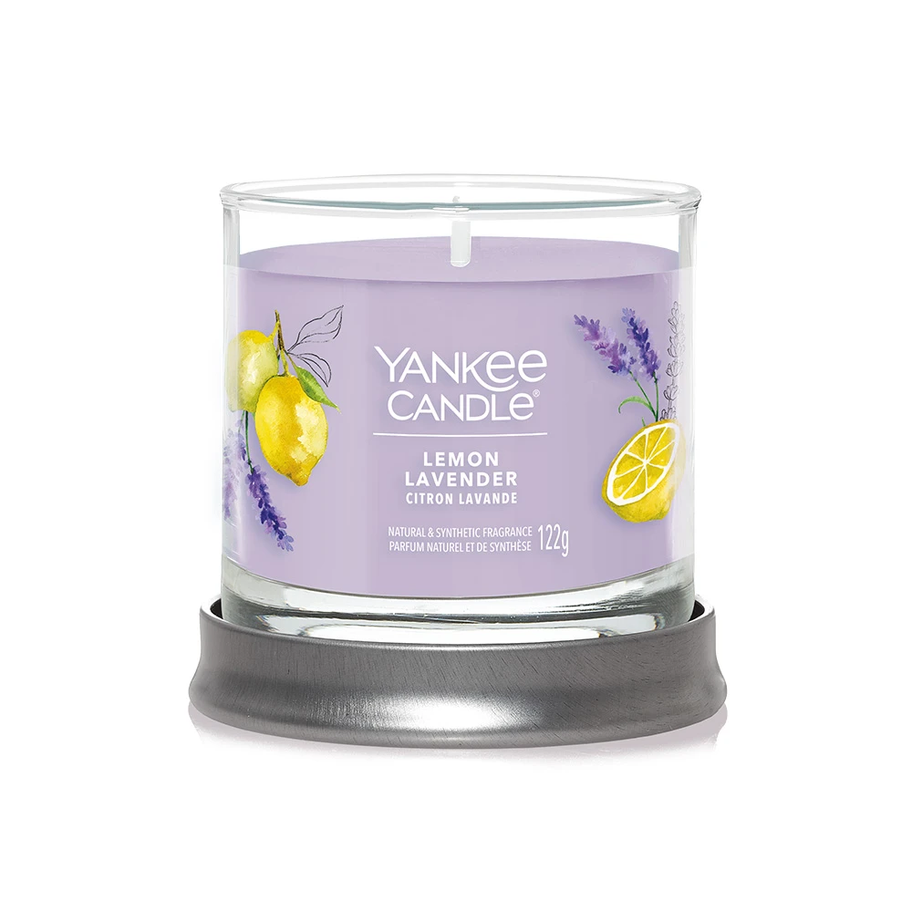 Yankee Candle Signature Candela In Tumbler Piccolo Lemon Lavender 30 Ore 2 Yankee Candle Signature Candela In Tumbler Piccolo Lemon Lavender 30 Ore - immagine 2