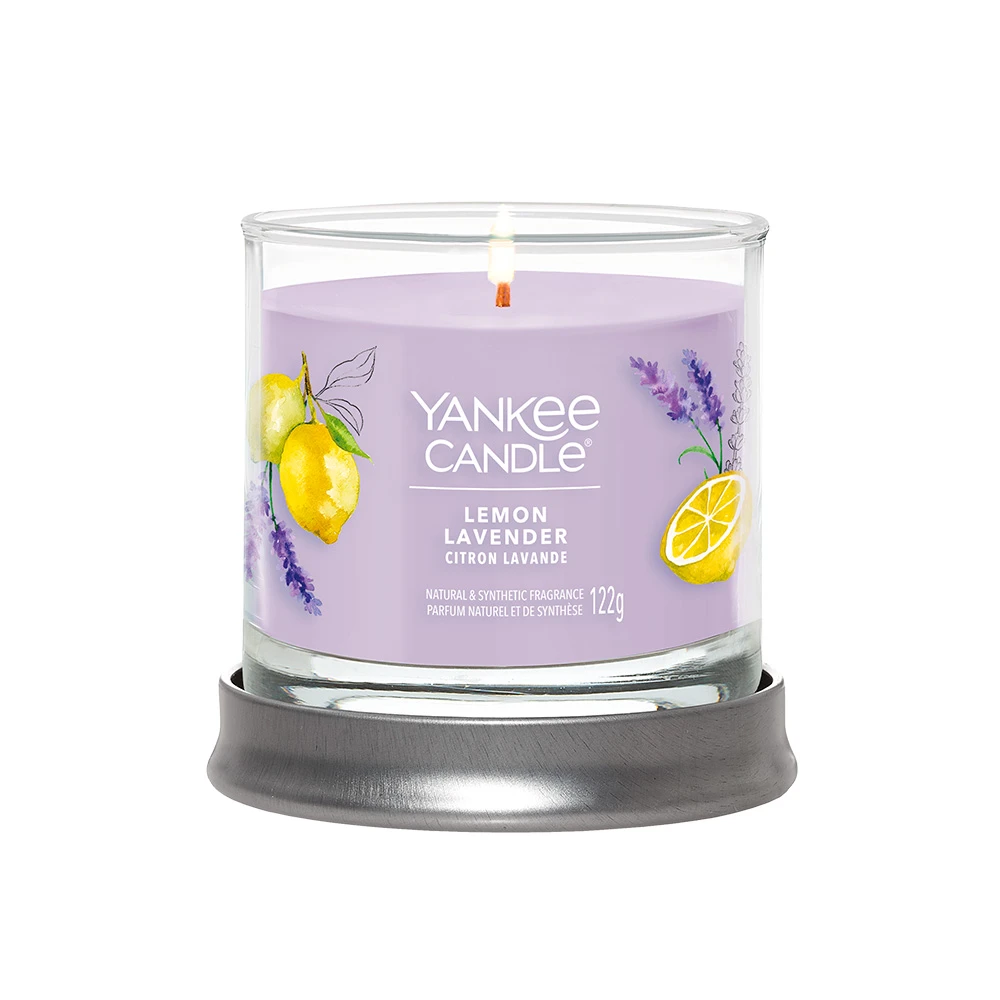 Yankee Candle Signature Candela In Tumbler Piccolo Lemon Lavender 30 Ore 3 Yankee Candle Signature Candela In Tumbler Piccolo Lemon Lavender 30 Ore - immagine 3