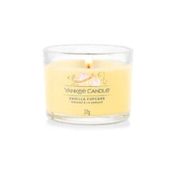 Yankee Candle Signature Candela Votiva In Vetro Vanilla Cupcake 10 Ore