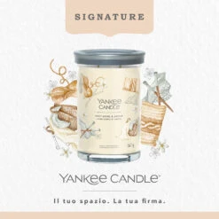 Yankee Candle Signature Candela In Tumbler Grande Soft Wool & Amber 100 Ore 6 Yankee Candle Signature Candela In Tumbler Grande Soft Wool & Amber 100 Ore -Vendite Yankee Candle 0100147 yankee candle signature candela in tumbler grande soft wool amber 100 ore