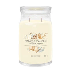 Yankee Candle Signature Candela In Giara Grande Soft Wool & Amber 90 Ore