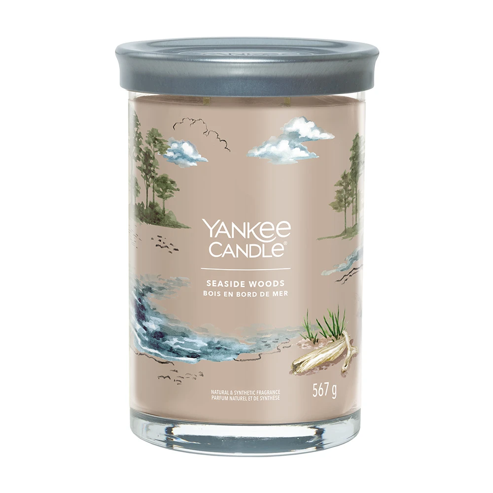 Yankee Candle Signature Candela In Tumbler Grande Seaside Woods 100 Ore 1 Yankee Candle Signature Candela In Tumbler Grande Seaside Woods 100 Ore