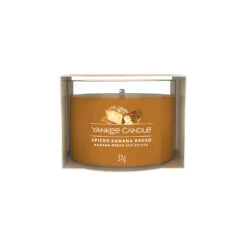 Yankee Candle Signature Candela Votiva In Vetro Spiced Banana Bread 10 Ore