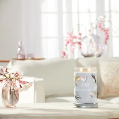 Yankee Candle Signature Candela In Tumbler Grande Smoked Vanilla & Cashmere 100 Ore -Vendite Yankee Candle 0100304 yankee candle signature candela in tumbler grande smoked vanilla cashmere 100 ore