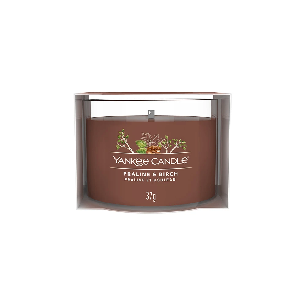 Yankee Candle Signature Candela Votiva In Vetro Praline & Birch 10 Ore 1 Yankee Candle Signature Candela Votiva In Vetro Praline & Birch 10 Ore