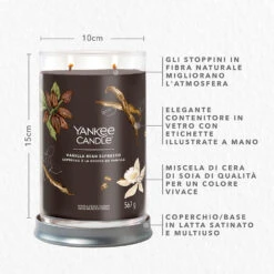 Vendite Yankee Candle -Vendite Yankee Candle 0100471 yankee candle signature candela in tumbler grande vanilla bean espresso 100 ore