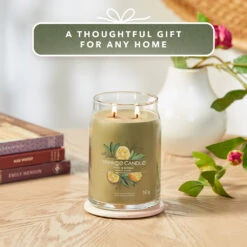 Yankee Candle Signature Candela In Giara Grande Sage & Citrus 90 Ore -Vendite Yankee Candle 0100483 yankee candle signature candela in giara grande sage citrus 90 ore
