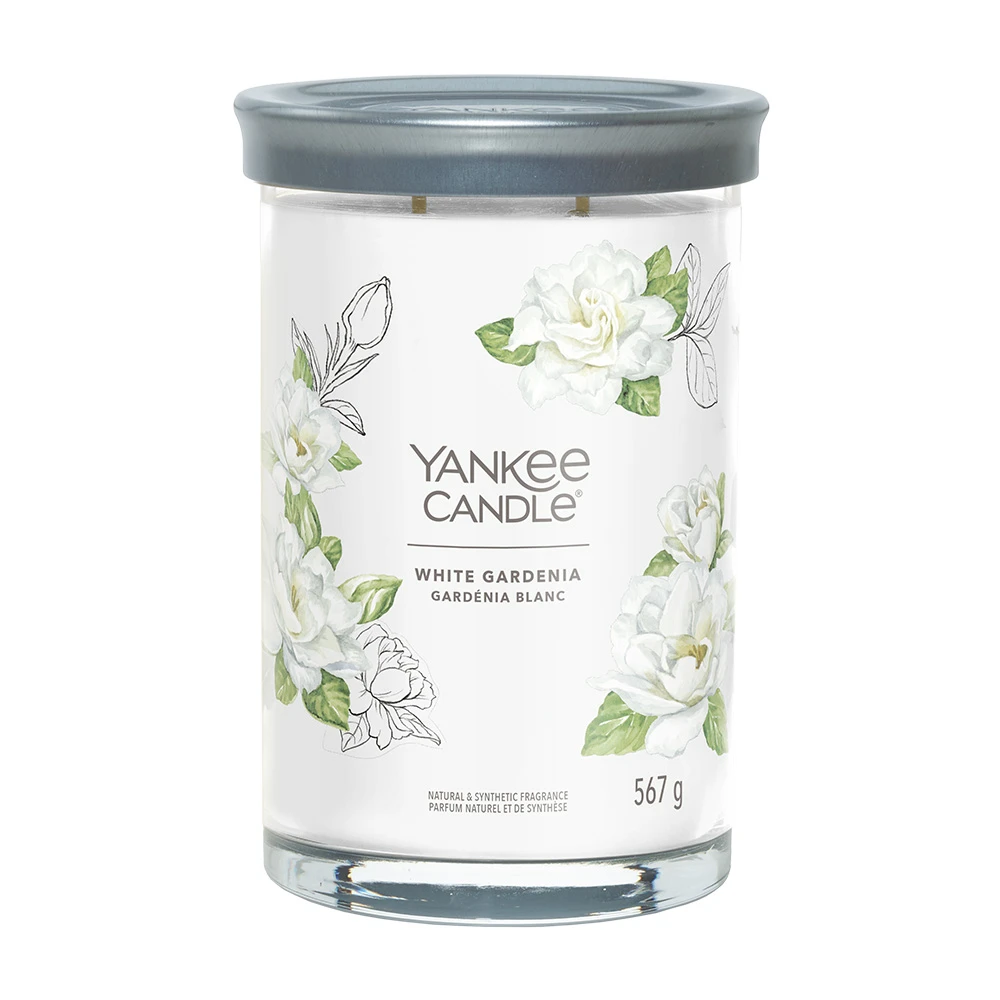 Yankee Candle Signature Candela In Tumbler Grande White Gardenia 100 Ore 1 Yankee Candle Signature Candela In Tumbler Grande White Gardenia 100 Ore