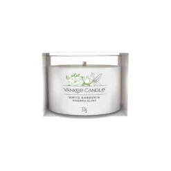 Yankee Candle Signature Candela Votiva In Vetro White Gardenia 10 Ore